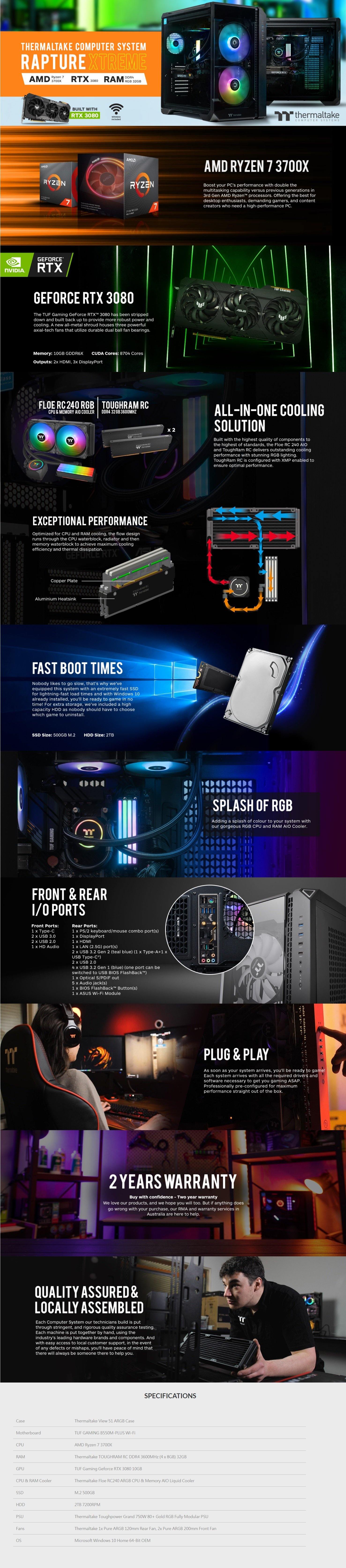 Raptor Extreme Intel - Custom Pc's Australia